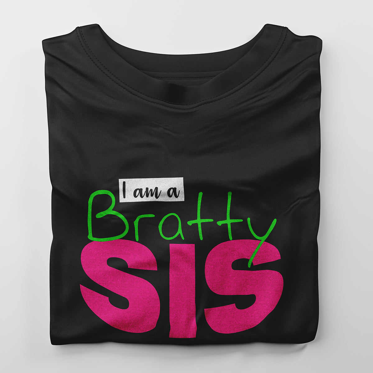 I am a BrattySis - Women’s Crop Tee