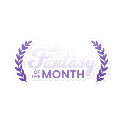 Fantasy of the Month - Bubble-free stickers