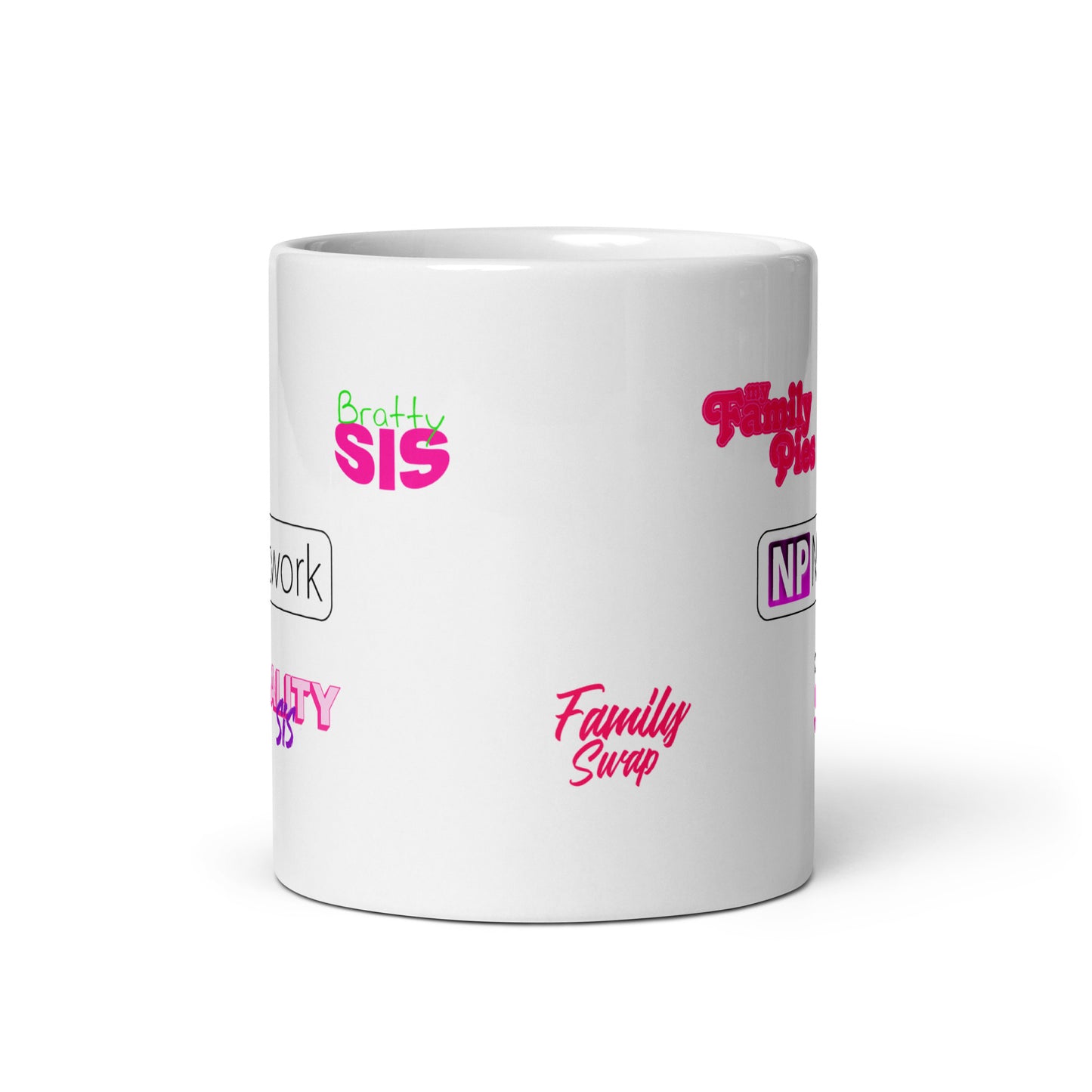 NPNetwork Branded - White glossy mug