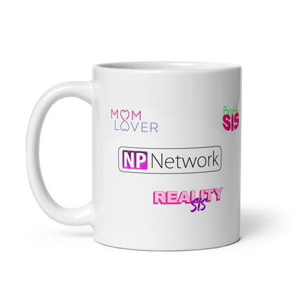 NPNetwork Branded - White glossy mug