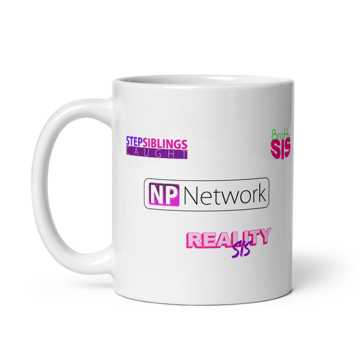 NPNetwork Branded - White glossy mug