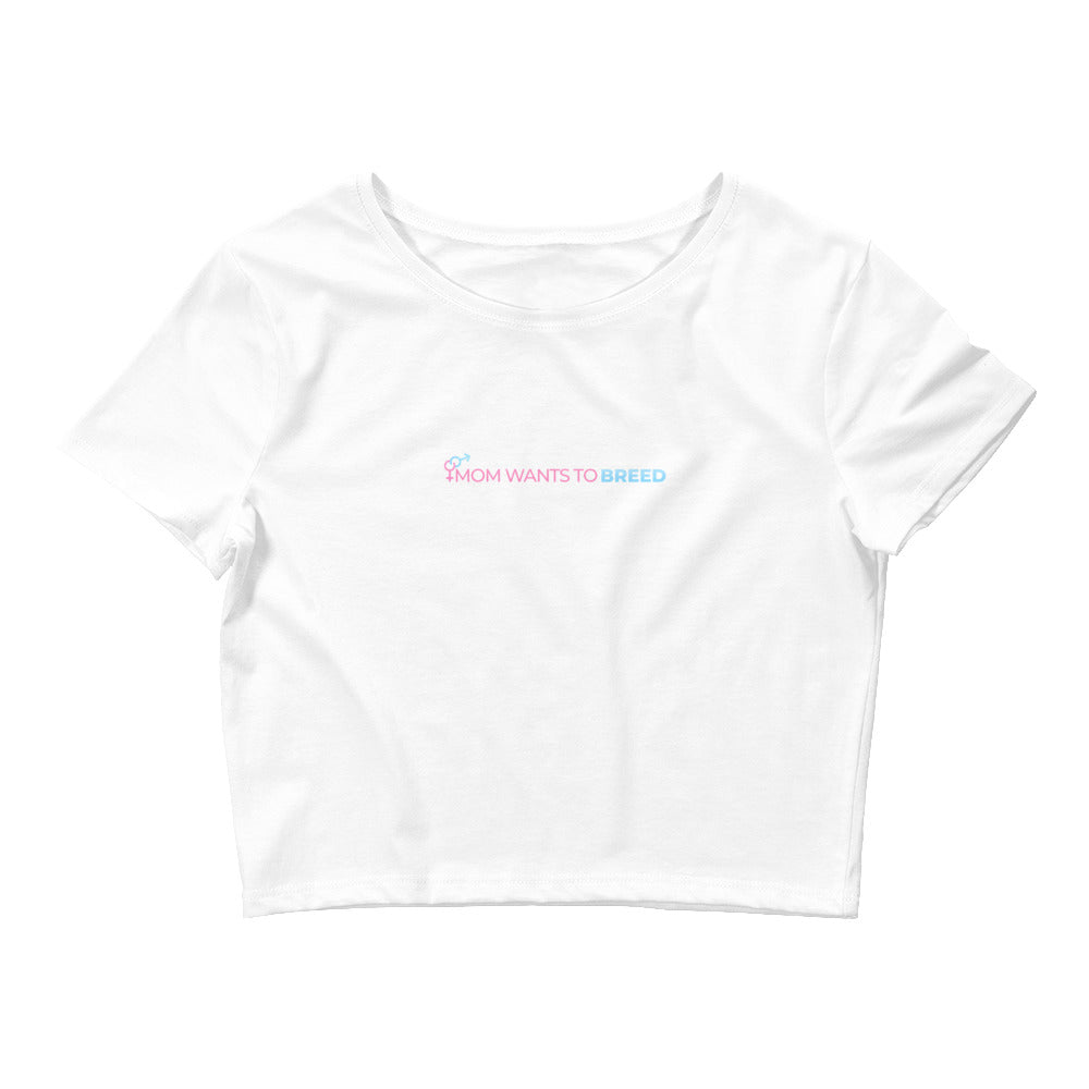 MWTB - Built for breeding - Women’s Crop Tee