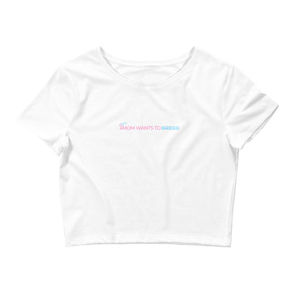 MWTB - Built for breeding - Women’s Crop Tee