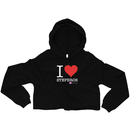 Our Favorite "I <3 Stepbro" - Crop Hoodie