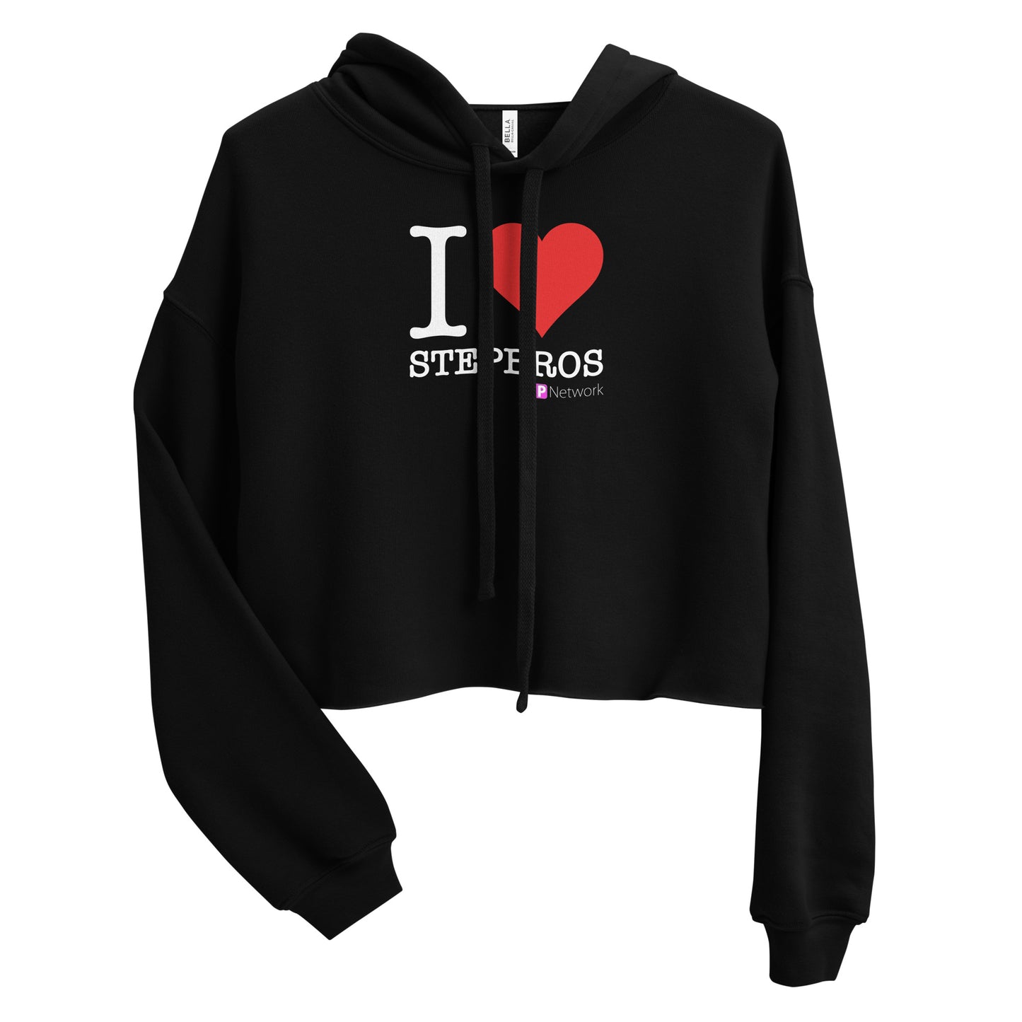 Our Favorite "I <3 Stepbro" - Crop Hoodie