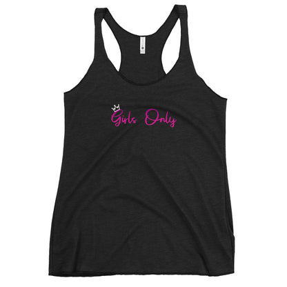 Girls Only Women's Racerback Tank